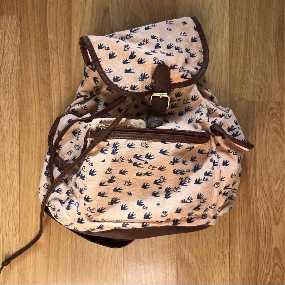 Light pink backpack